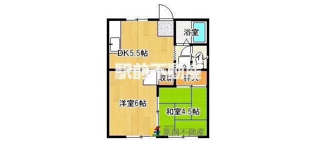 鍋島ハイツ（蛎久）の間取り