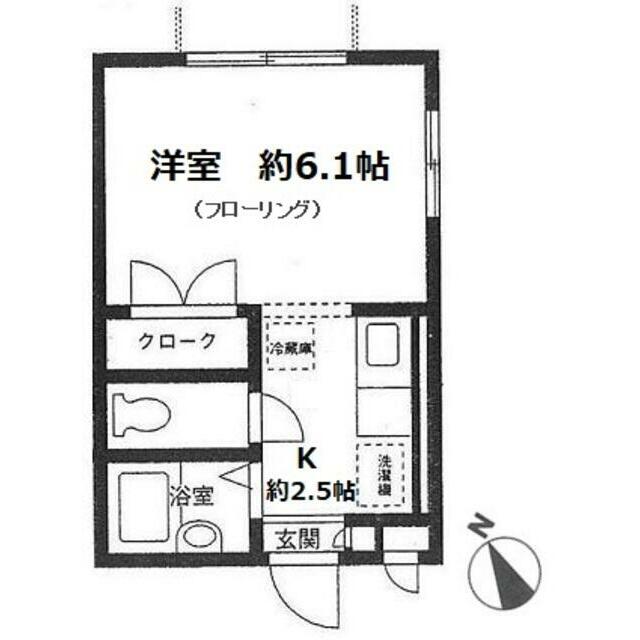 銀ハイツの間取り