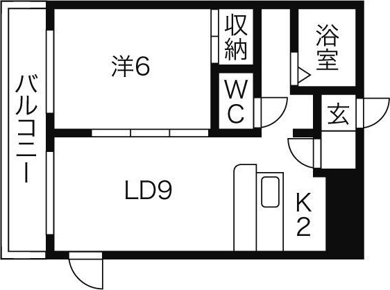 リゾルテN12の間取り