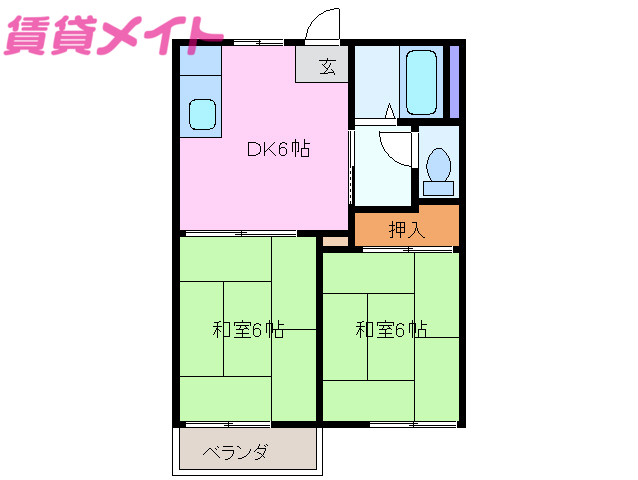 ファミール本郷　C棟の間取り