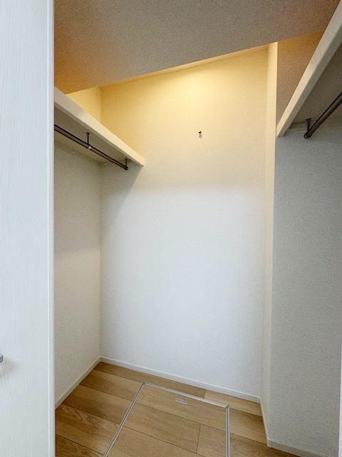 収納　ウォークインクローゼットです。