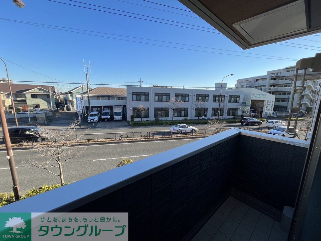 眺望　タウンハウジング調布店まで♪