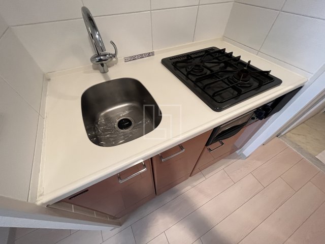 キッチン　サムティナンバ南　2口ガスシステムキッチン