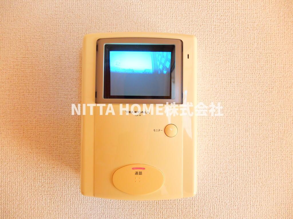 セキュリティ　モニタ付きインターホンも完備◎