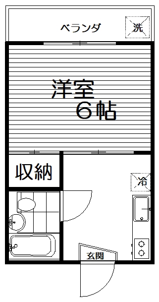こうりんかんの間取り