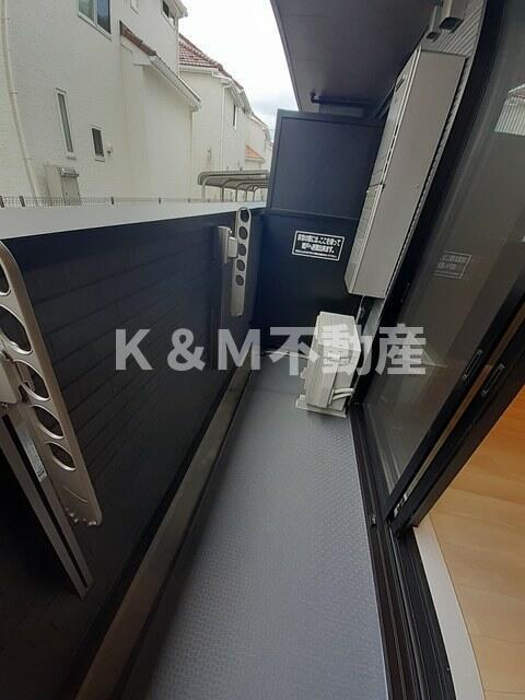 バルコニー　落ち着いた時間を過ごせるバルコニーです