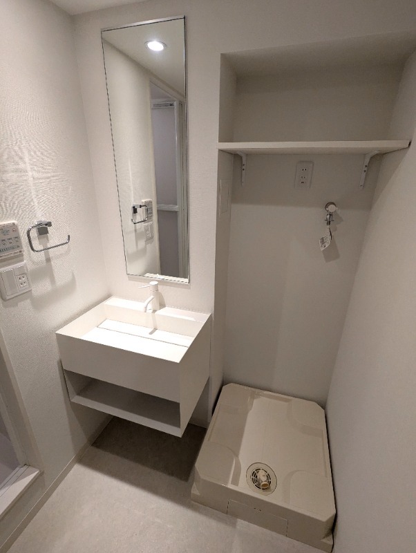 洗面設備　※別部屋の参考写真です。