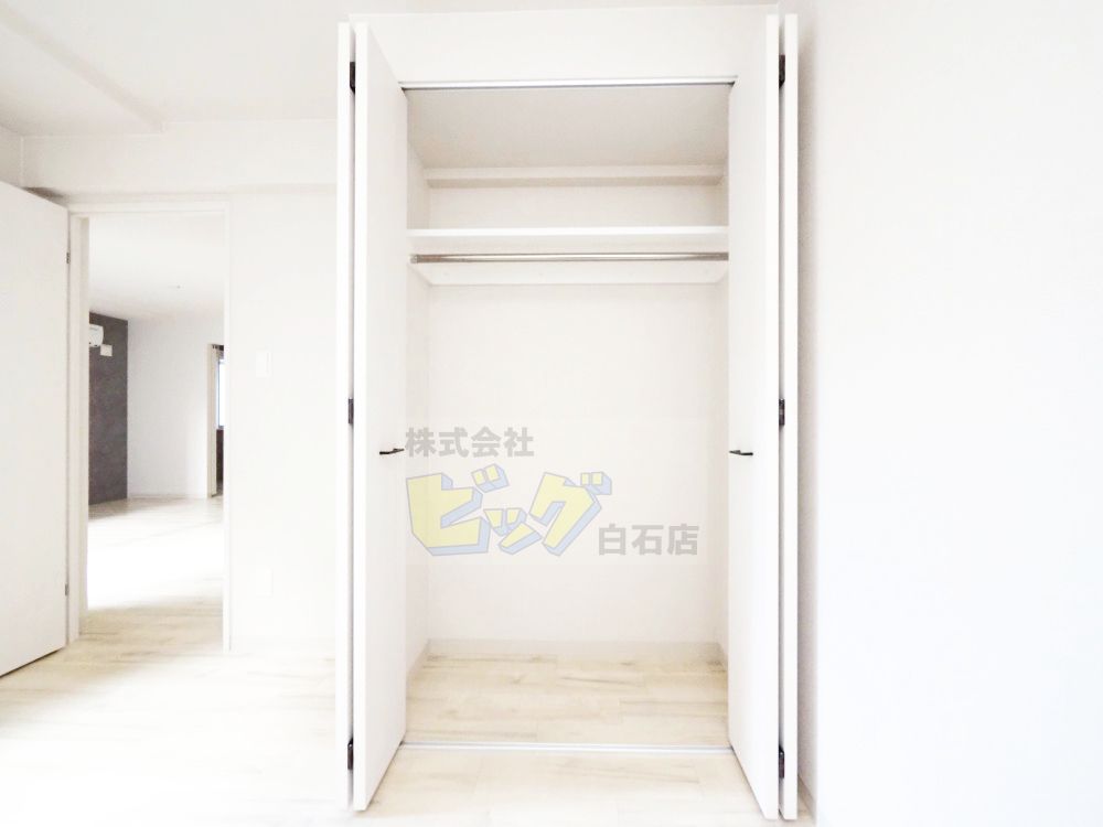 収納　各部屋にクローゼットを完備しています♪