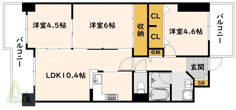 ロイヤル神戸山の街の間取り写真