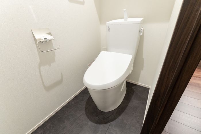 トイレ　ゆったりとした空間のトイレです