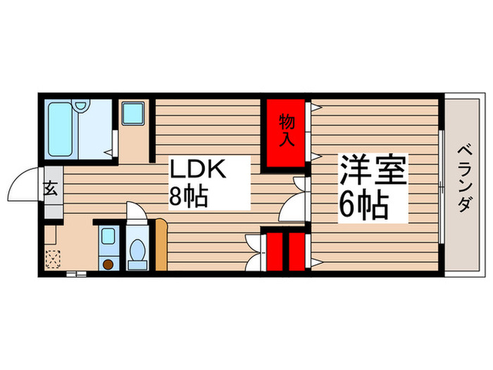 グリ-ンハイツの間取り写真