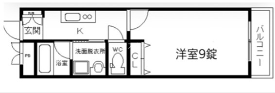 カーサ成逸の間取り写真