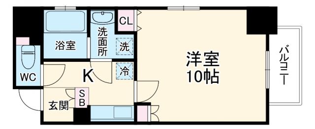 アクティ北浜の間取り写真