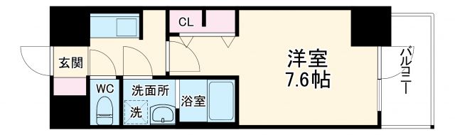LaDouceur西天満の間取り写真