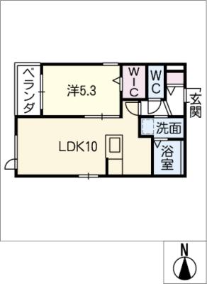 ヘーベルメゾン東白壁WESTの間取り写真