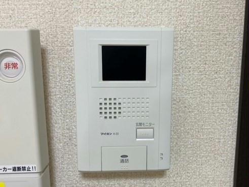 セキュリティ　モニター付きインターホン