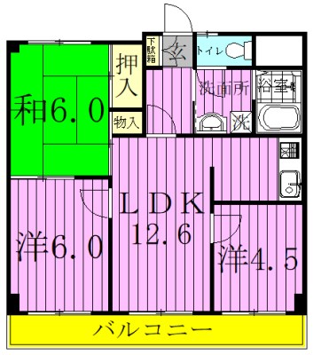 メゾン北初富の間取り写真