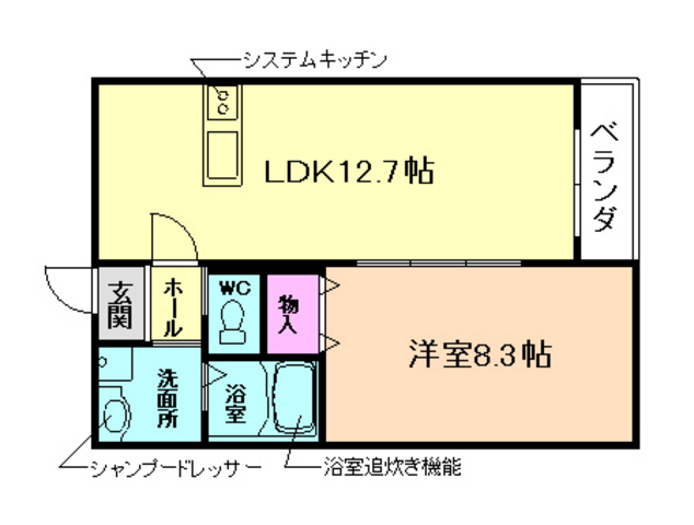 メゾングランデュールの間取り写真