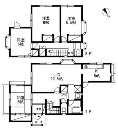 八王子市緑町 戸建の間取り写真