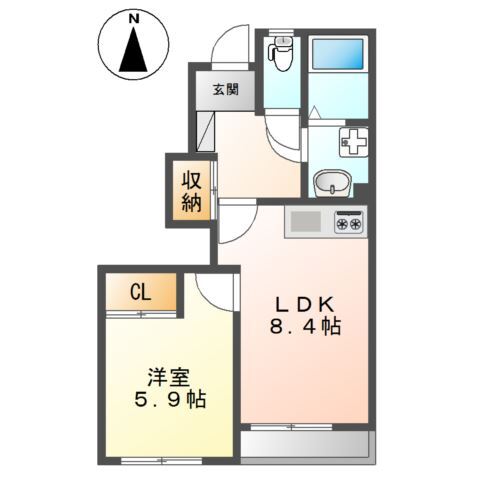 エスポワールの間取り写真