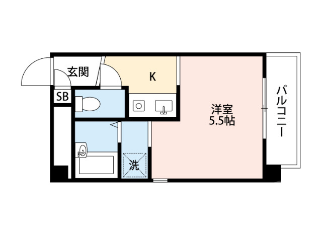 日の出プラザII号館の間取り