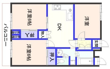 ナガシオマンションの間取り