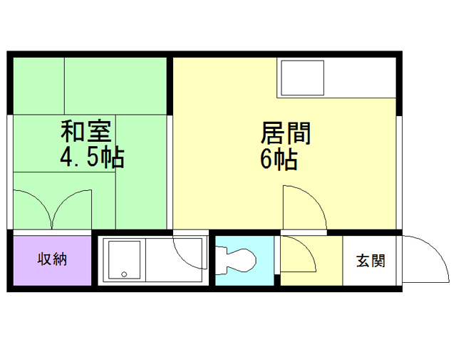 ハイツ１６の間取り