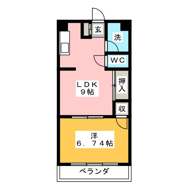 大野マンションの間取り