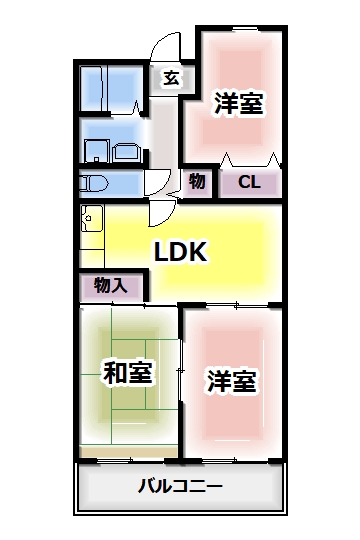 グランドハイツ杉田Iの間取り写真