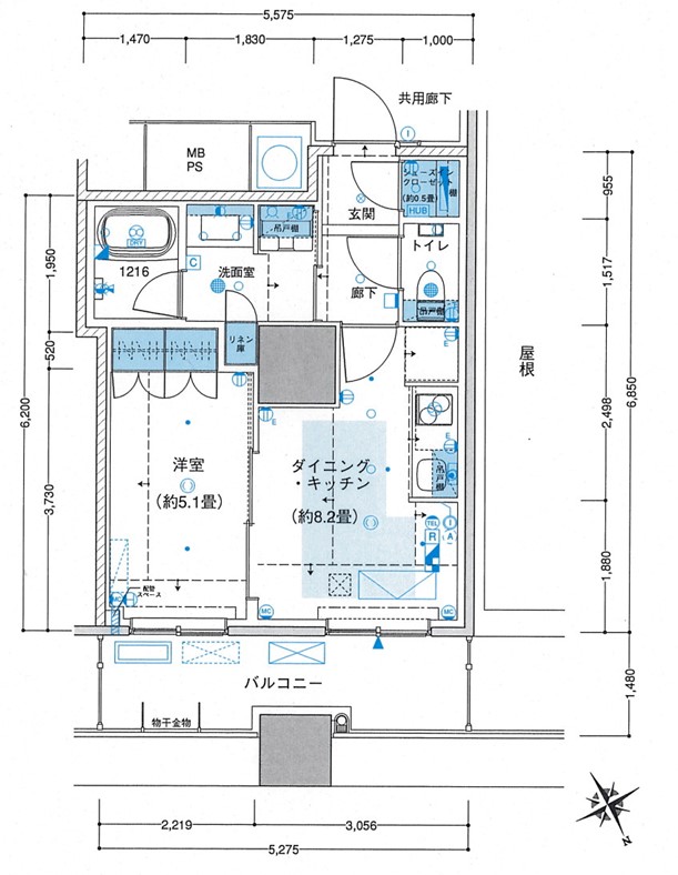 ザ・パークハウス西新宿タワー60の間取り