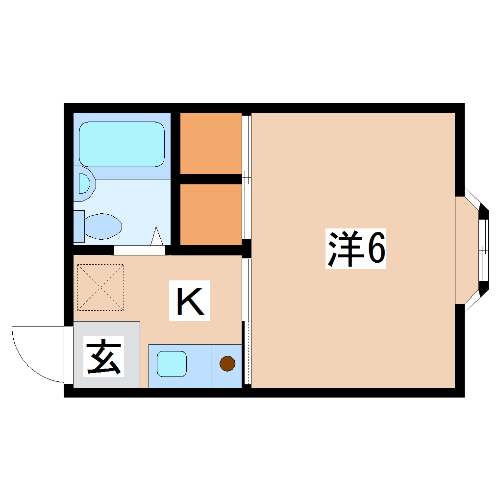 サウスコートの間取り