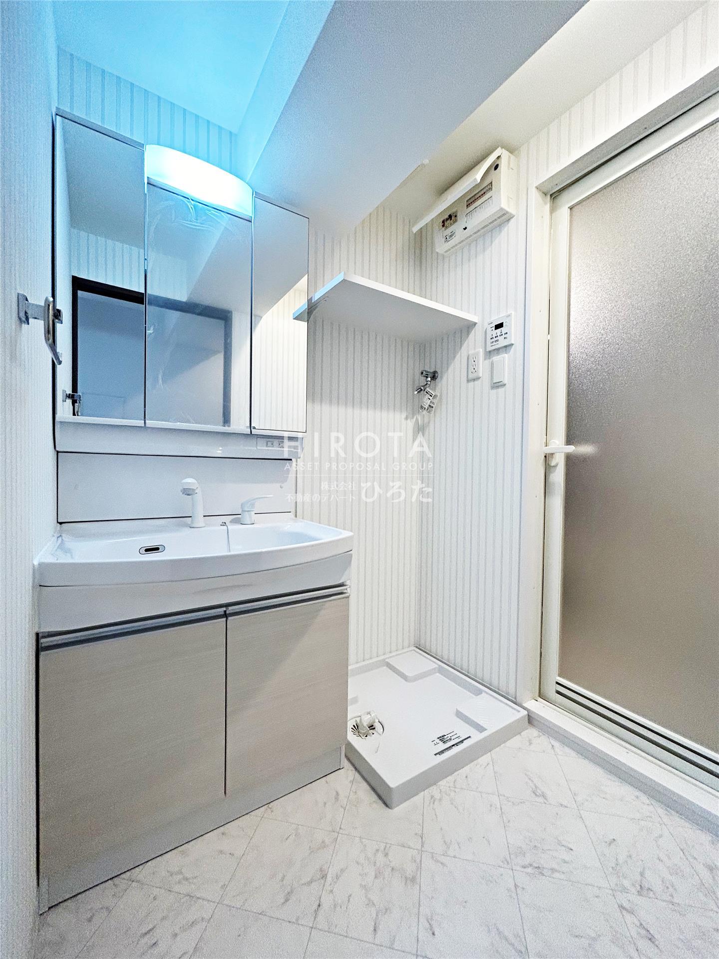 洗面設備　2階モデルルーム