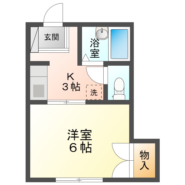 コーポエースIIの間取り