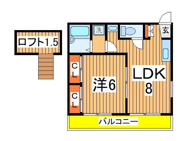 ノアール江戸川台の間取り