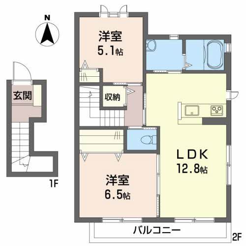 エヴァグリーン南斎院の間取り