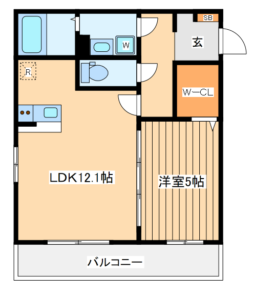 フォーチュン8の間取り