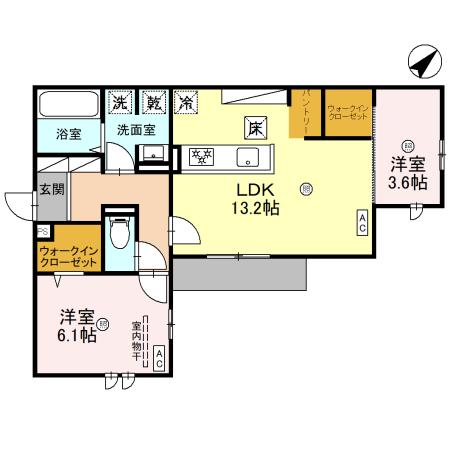 クラシスト清和園町の間取り