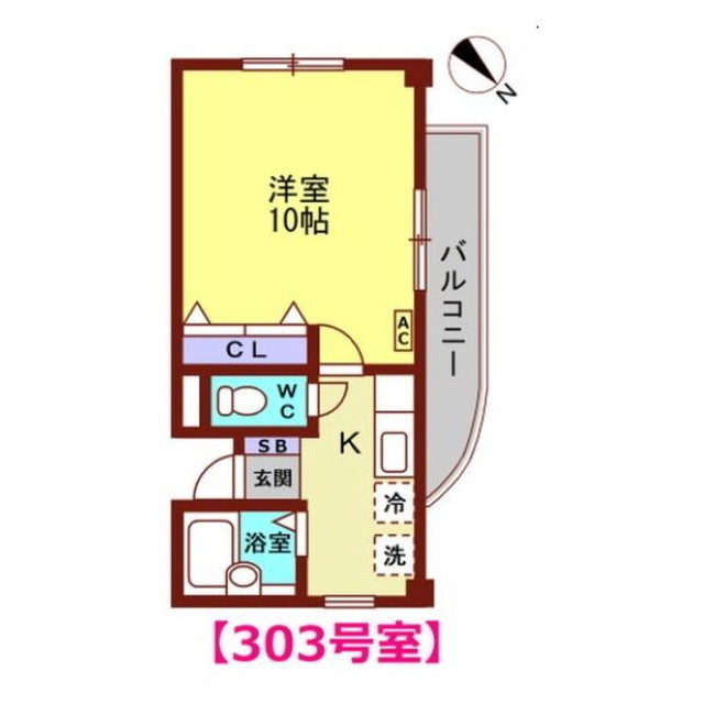 ａ　ｌａｉｓｅ（ア・レーズ）の間取り