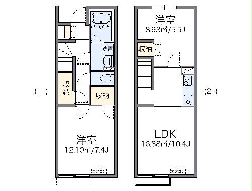 レオネクスト水晶館IIIの間取り