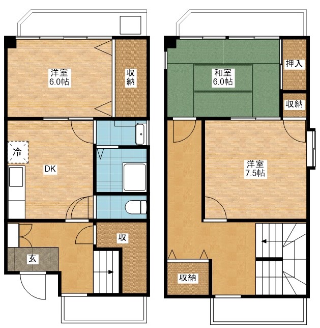 山口第5マンションの間取り