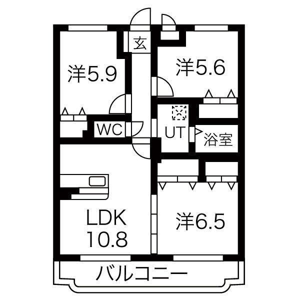 ARC Hills B（アークヒルズビー）の間取り