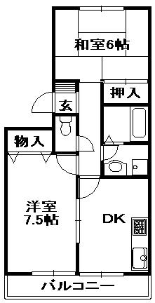 ダイヤモンドヘッドの間取り