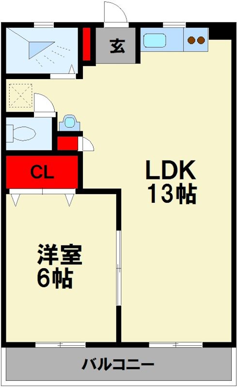 花宅ビルの間取り