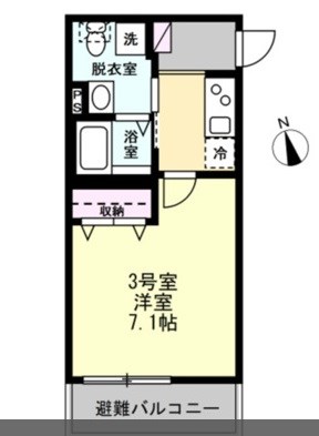 【ベイルーム横須賀三春町の間取り】