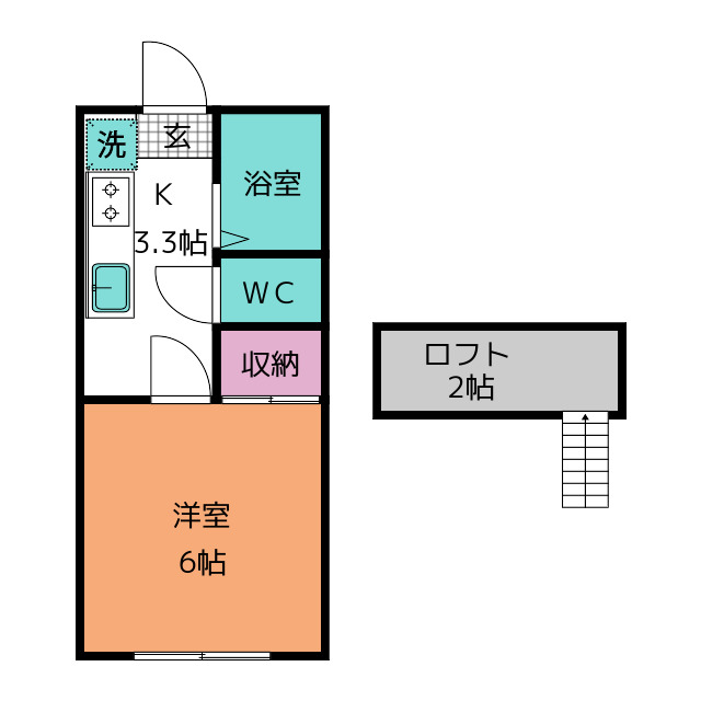 リーベンスホワイトの間取り