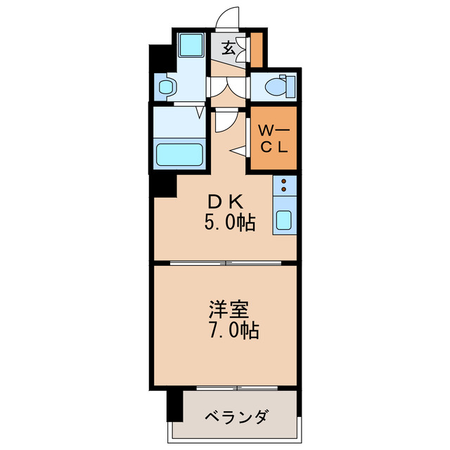 【プレサンスジェネ栄の間取り】