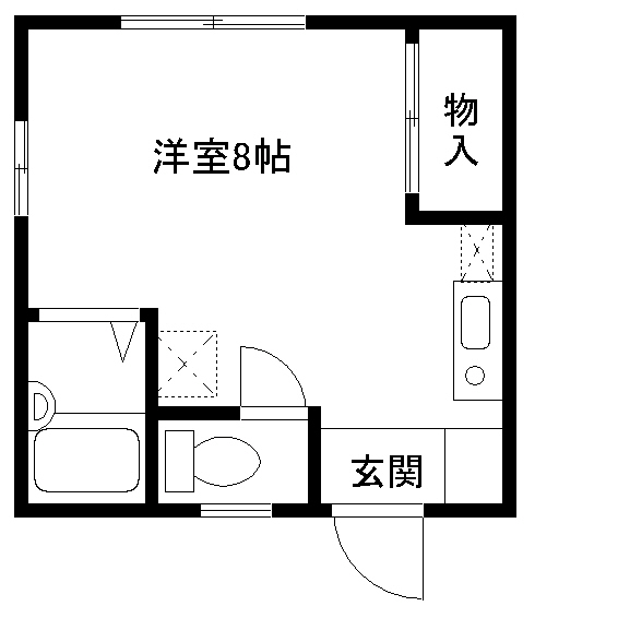 【トロピカーナ（マンスリーマンション）の間取り】