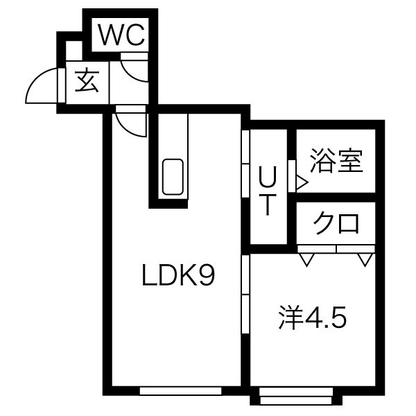 ノースカルム北３２条の間取り