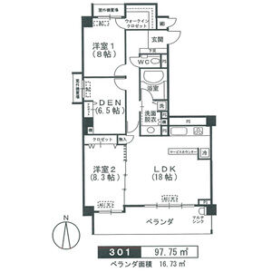 ヴィッラ松月の間取り