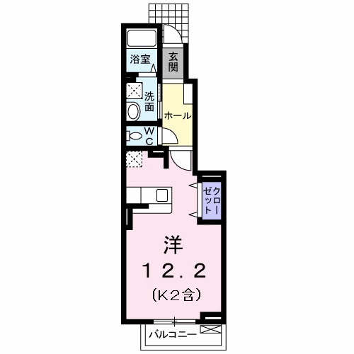 ラフォーレ西砂の間取り